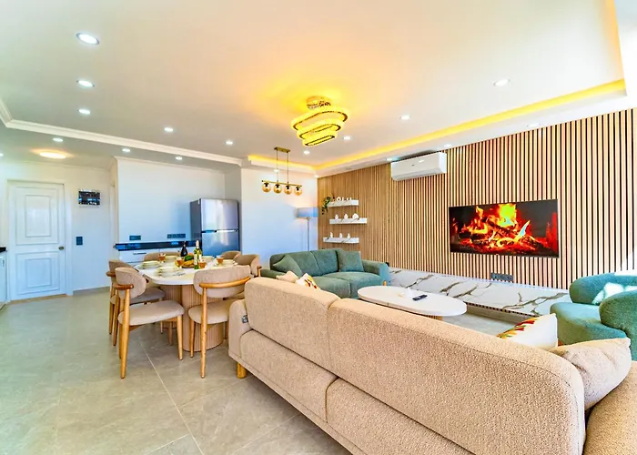 Stunning Modern Duplex In Kalkan