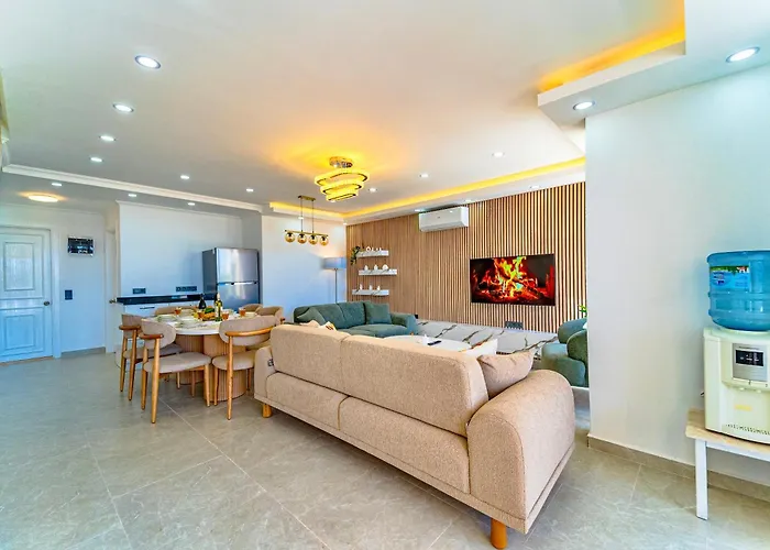 Stunning Modern Duplex In Kalkan