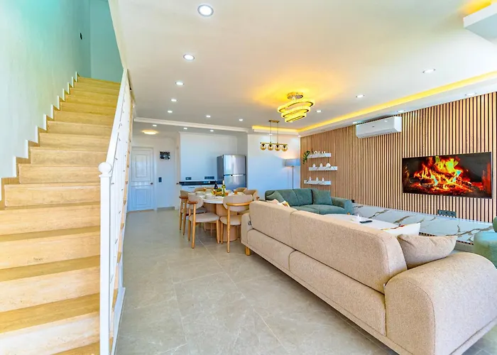 Stunning Modern Duplex In Kalkan *