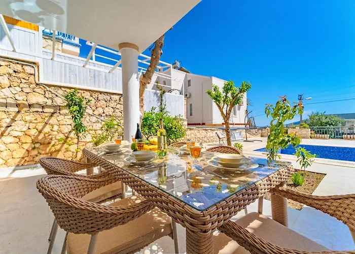 度假居 Stunning Modern Duplex In Kalkan 卡斯